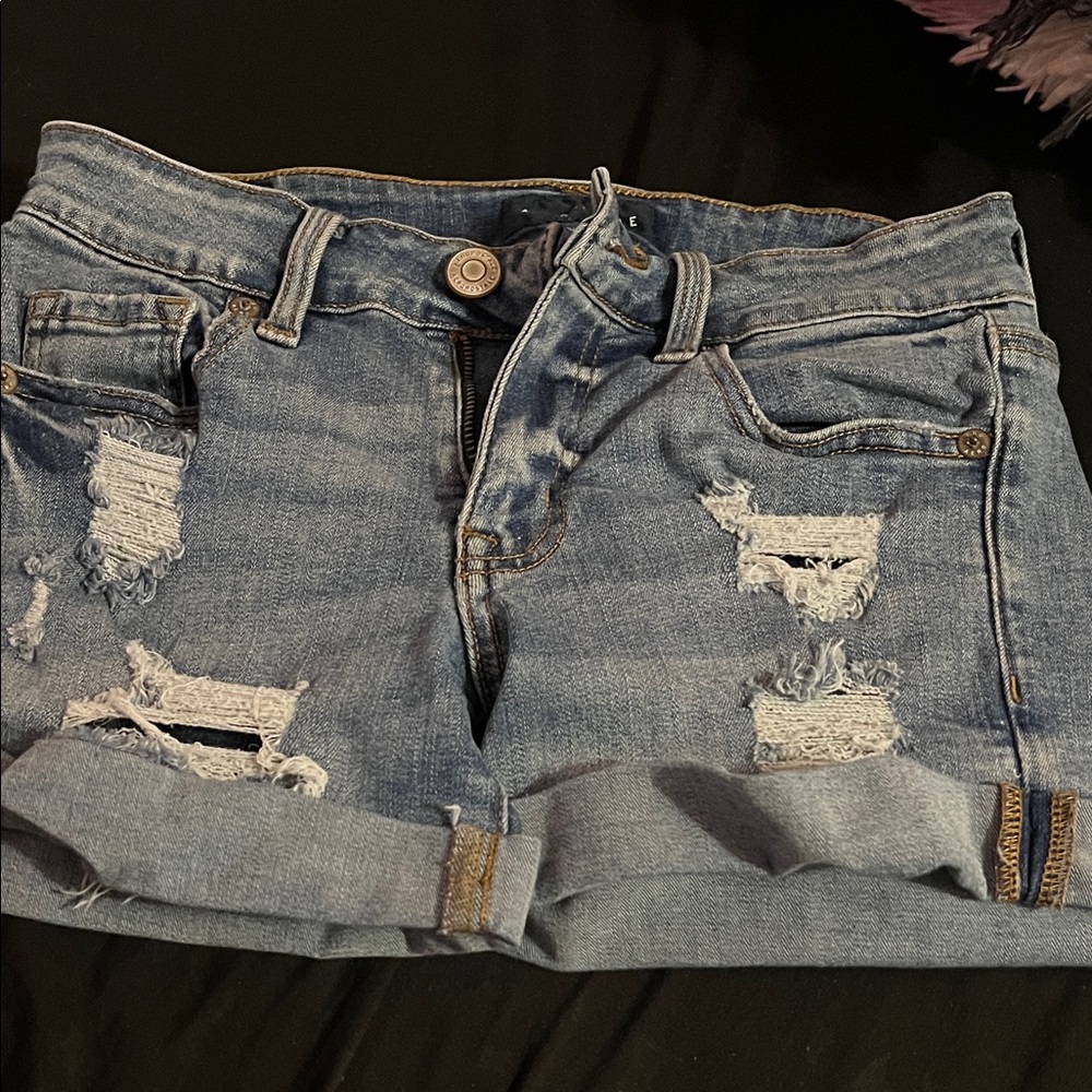 Aeropostale Light Blue Jean Shorts